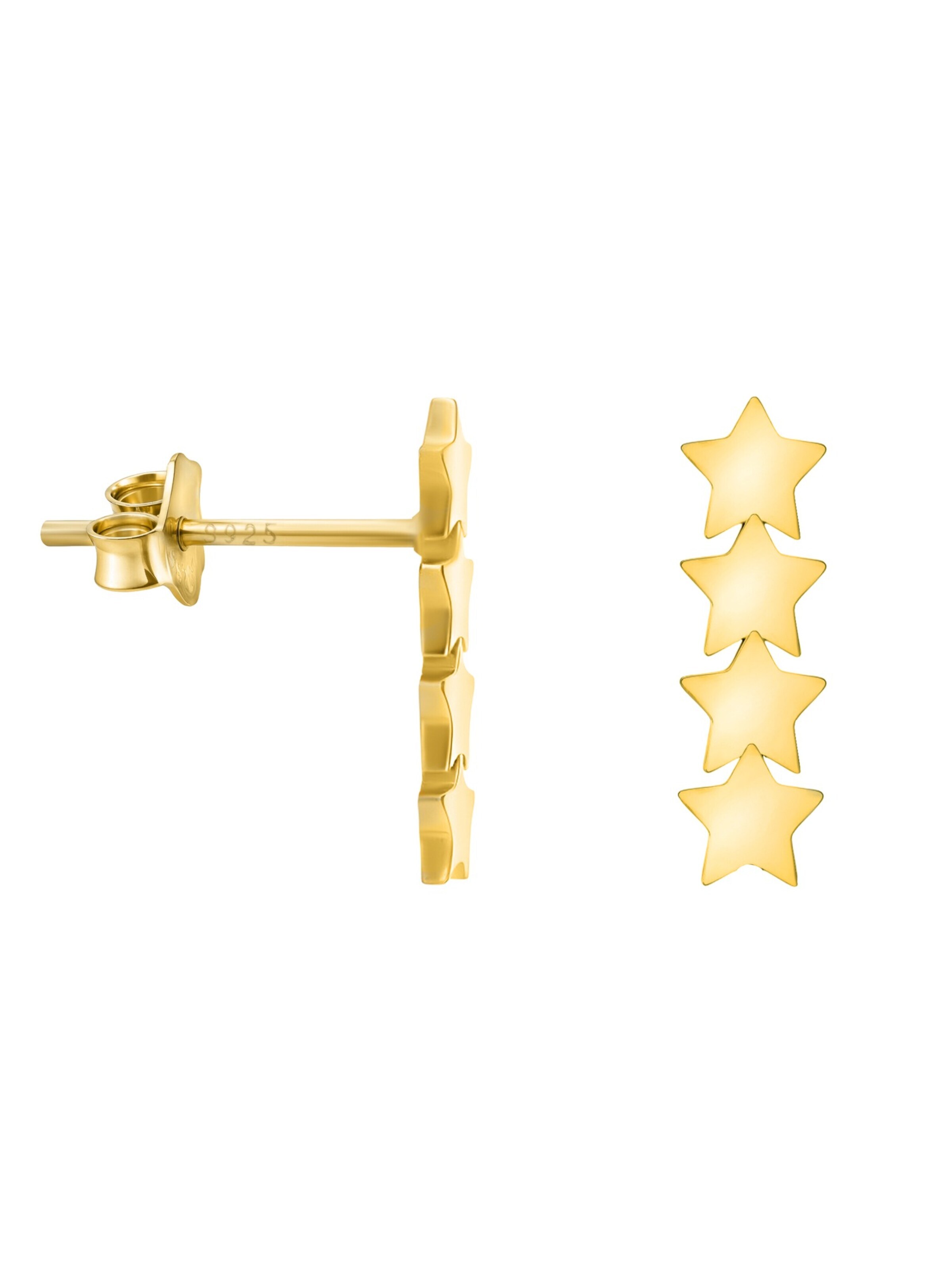 Sofia Milani Earrings 'Star' in Gold: front