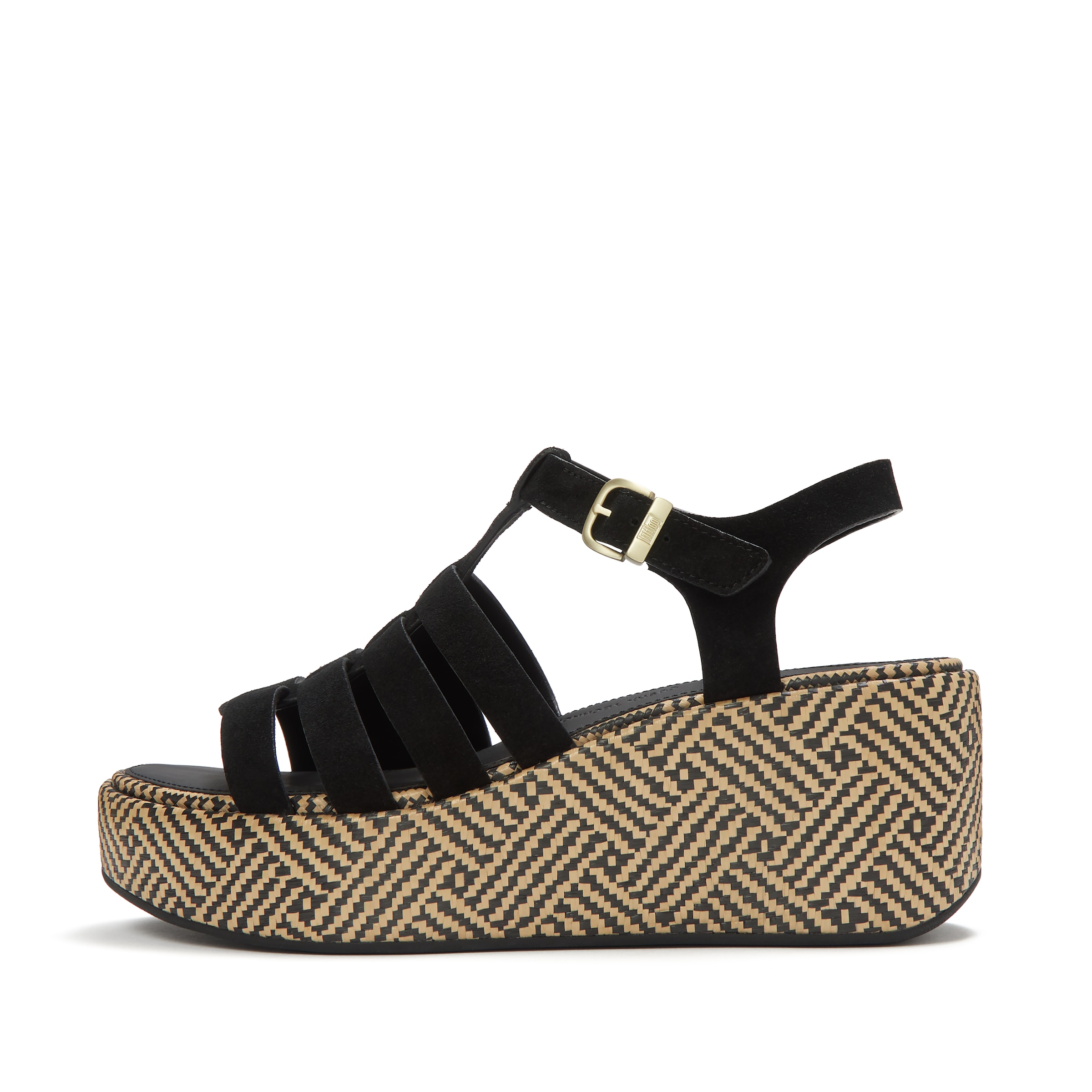 FitFlop Strap Sandals in Black