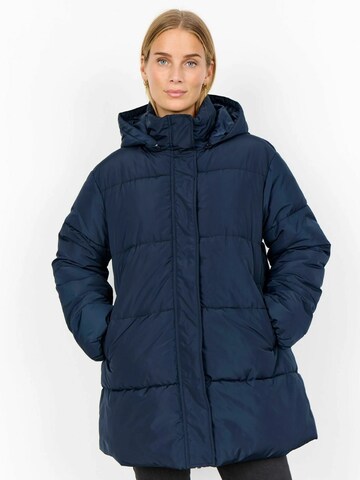 Soyaconcept Pitkä talvitakki 'NINA' värissä sininen: etupuoli