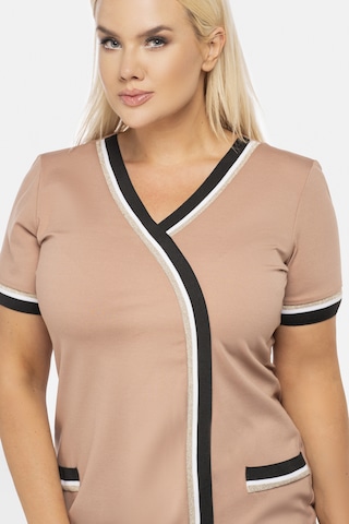 Karko Strikkjole 'DITTA' i beige