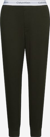 Calvin Klein Underwear Pajama Pants in Green: front
