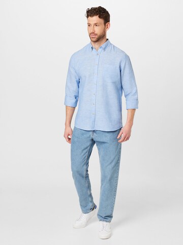 Jack's Regular fit Button Up Shirt in Blue