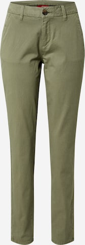 Coupe slim Pantalon chino s.Oliver en vert : devant