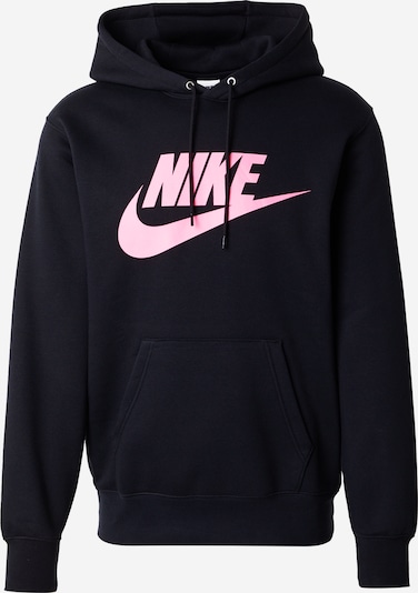 Nike Sportswear Collegepaita 'CLUB' värissä vaalea pinkki / musta, Tuotenäkymä