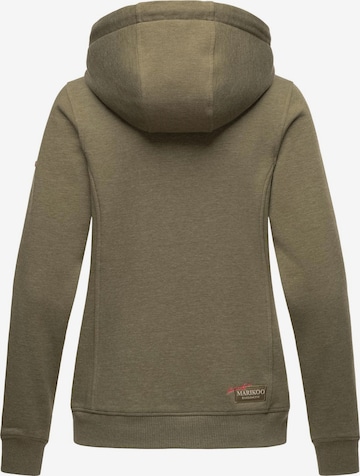 MARIKOO Zip-Up Hoodie 'Setsunaa' in Green