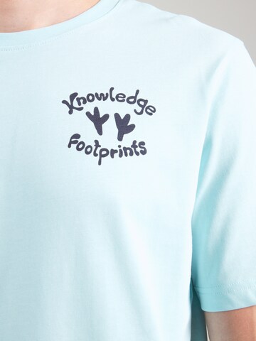 KnowledgeCotton Apparel Μπλουζάκι σε μπλε