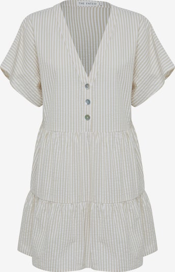 The Fated Haljina 'ACACIA' u bež / bijela, Pregled proizvoda