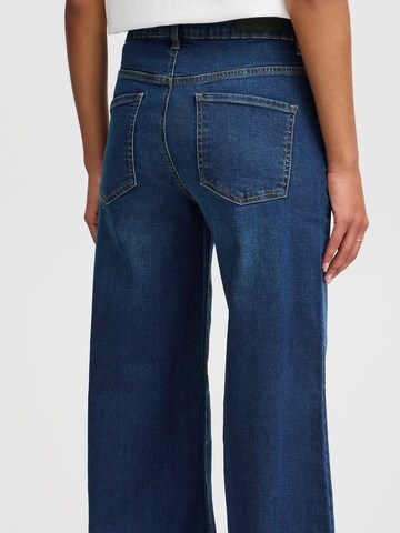 ICHI Wide leg Jeans 'IH Twiggy' in Blue