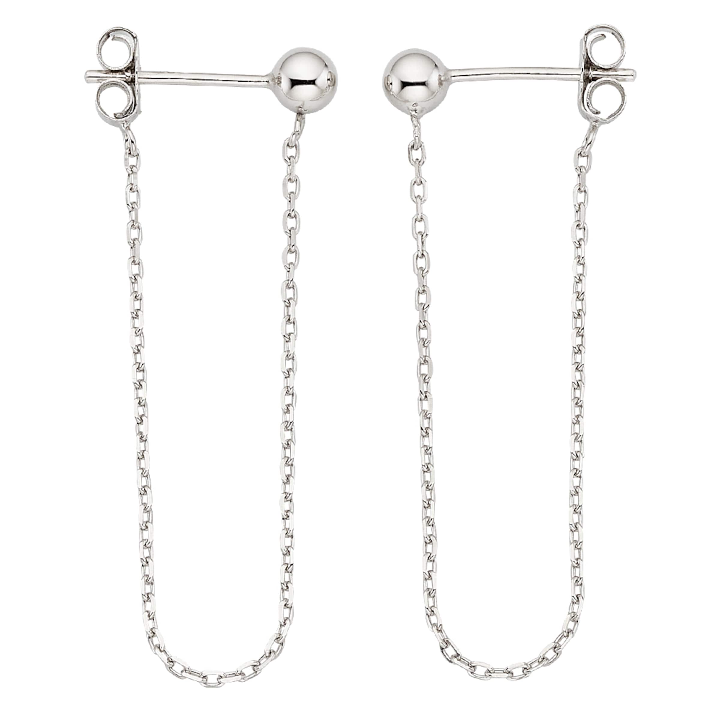 Aniston Ohrringe in Silber: Vorderseite