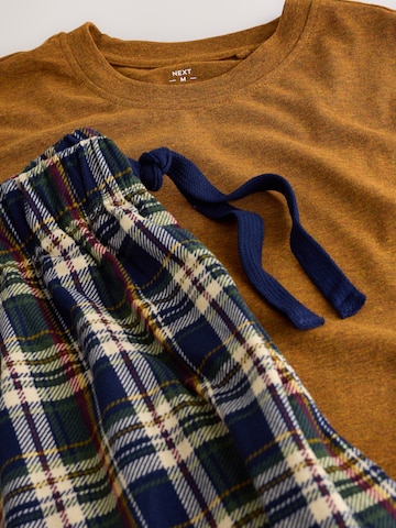 Next Pyjamas lång i brun