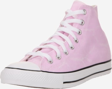 CONVERSE Sneakers hoog 'Chuck Taylor All Star' in Lila: voorkant