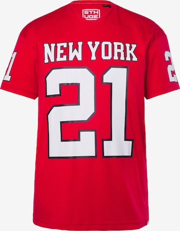 STHUGE Shirt in Rood: voorkant