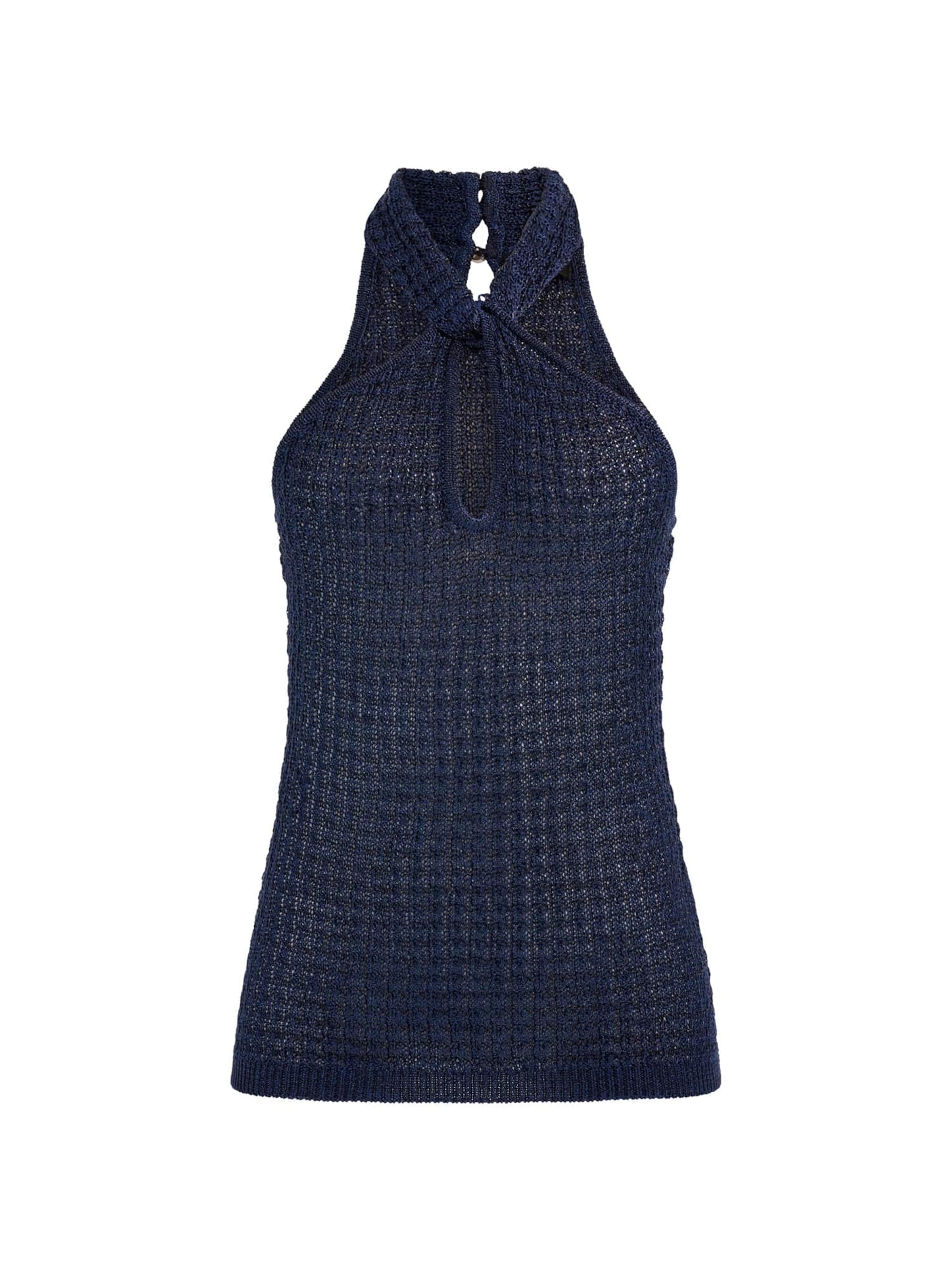 GUESS Knitted Top in Blue: front