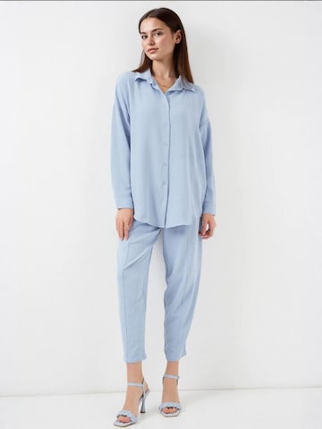 Bigdart - Calças de fato em azul: frente