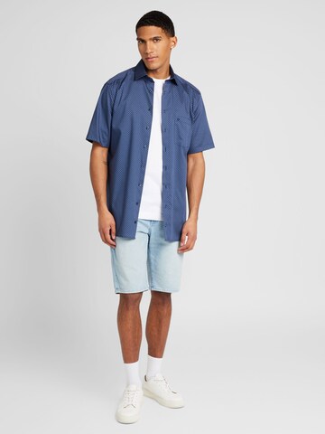 OLYMP Regular Fit Hemd in Blau