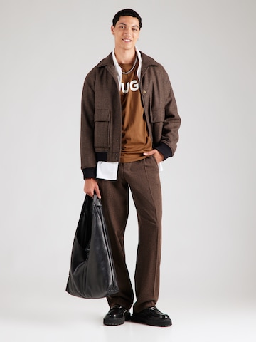 T-Shirt 'Dulivio' HUGO en marron