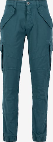 ALPHA INDUSTRIES Брюки-карго 'Combat' в Зеленый: спереди
