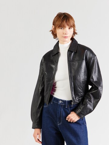 Mauritius Between-Season Jacket 'Marcia' in Black: front