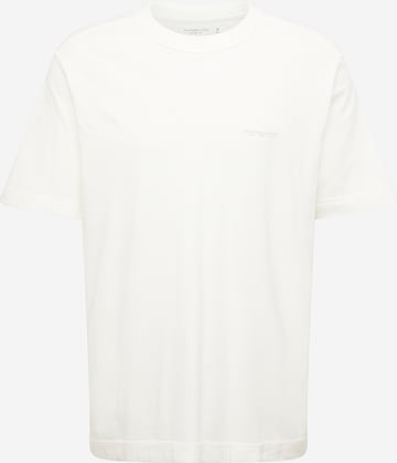 T-Shirt Abercrombie & Fitch en blanc : devant