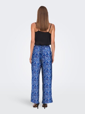 ONLY Wide Leg Hose in Blau