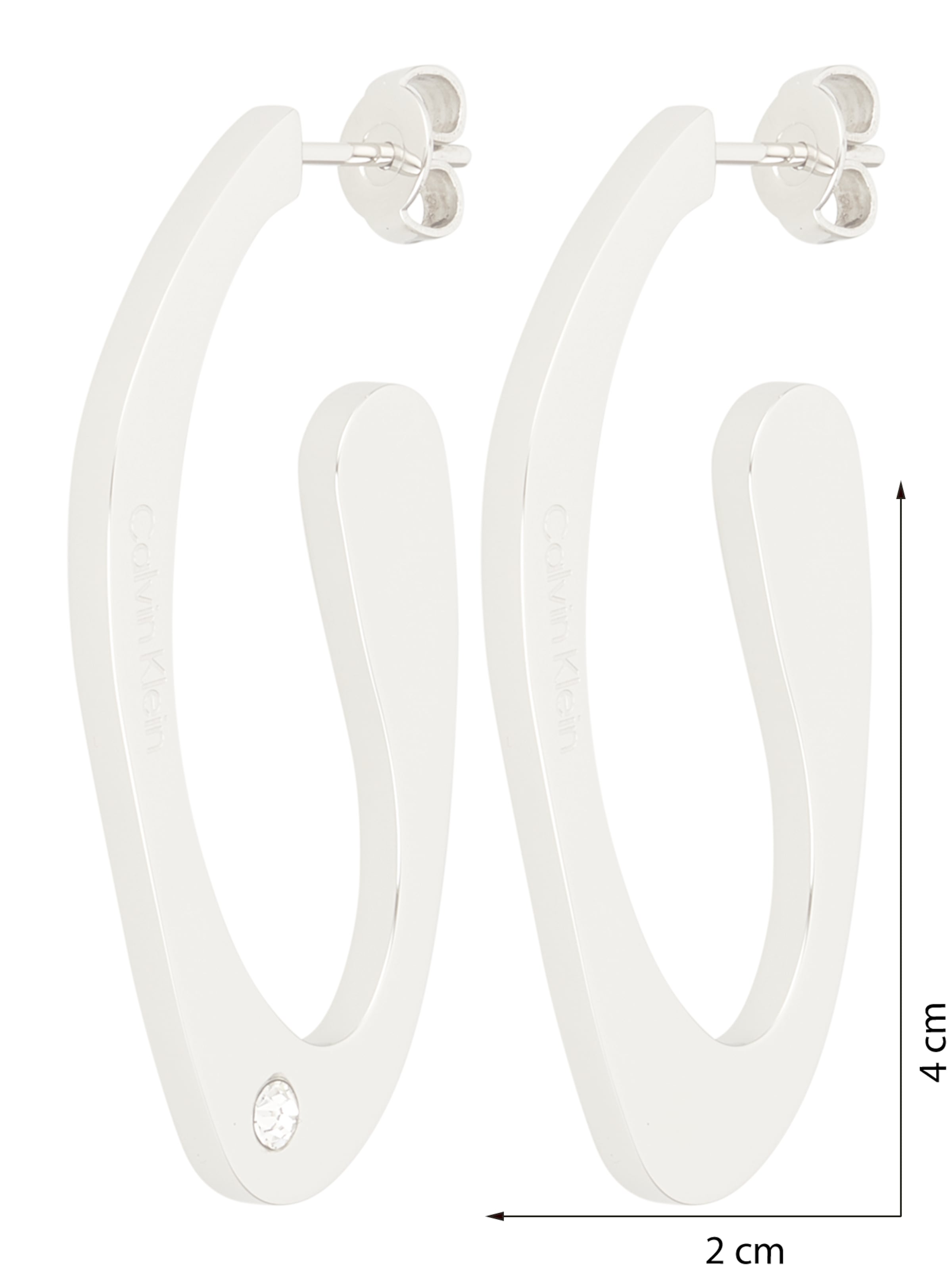 Calvin Klein Fülbevalók 'HARMONIOUS CONNECTION' - ezüst