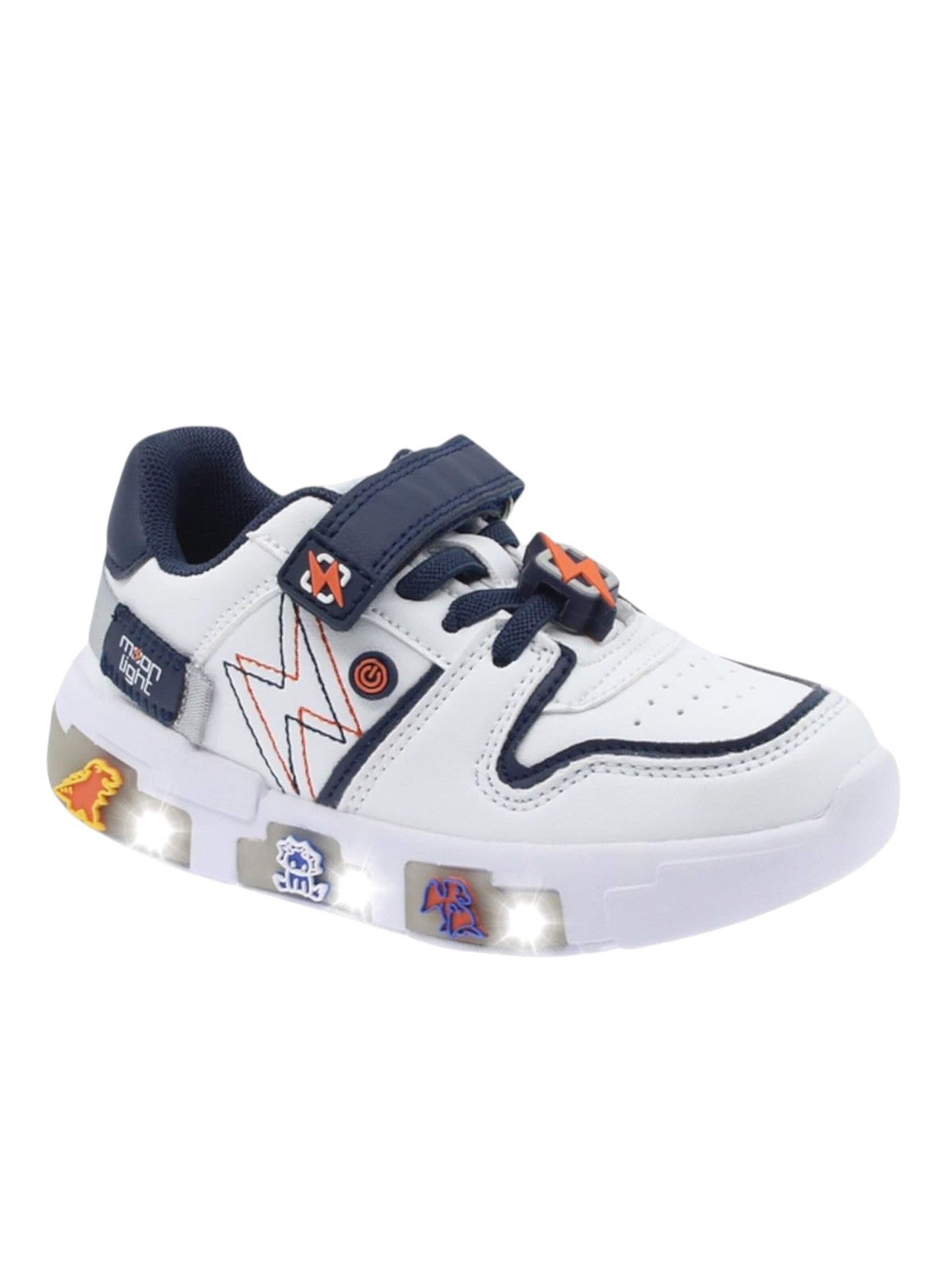 Beppi Sneakers 'Lighting Shoes' in Wit: voorkant