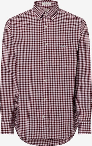 Chemise GANT en rouge : devant