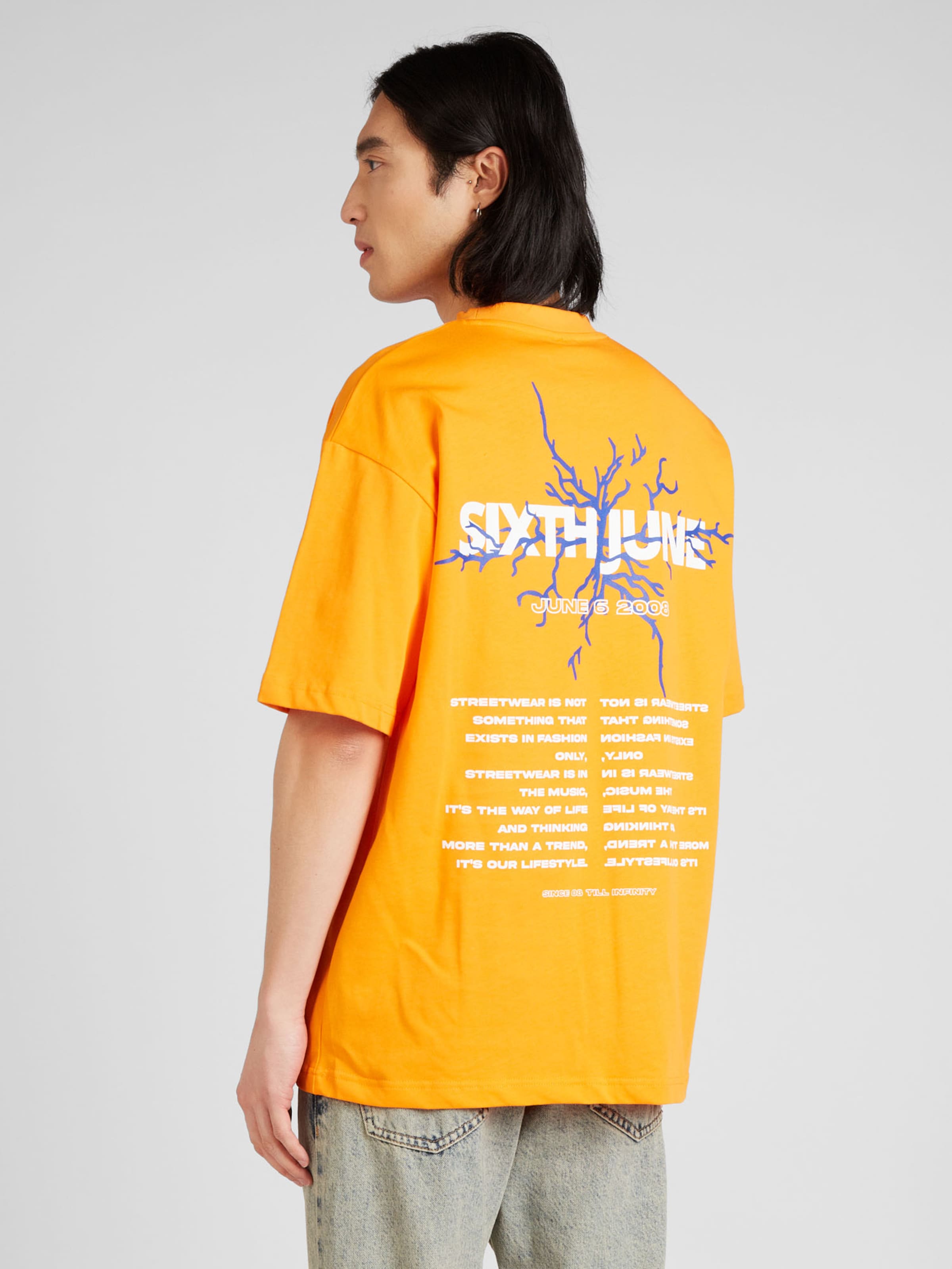 Sixth June Shirt THUNDER in Orange ABOUT YOU