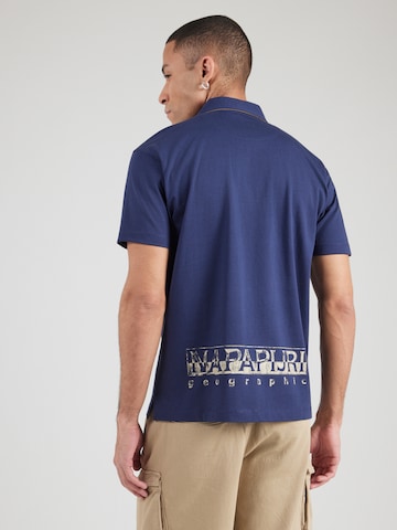 NAPAPIJRI Póló 'E-REFLECT' - kék: elől