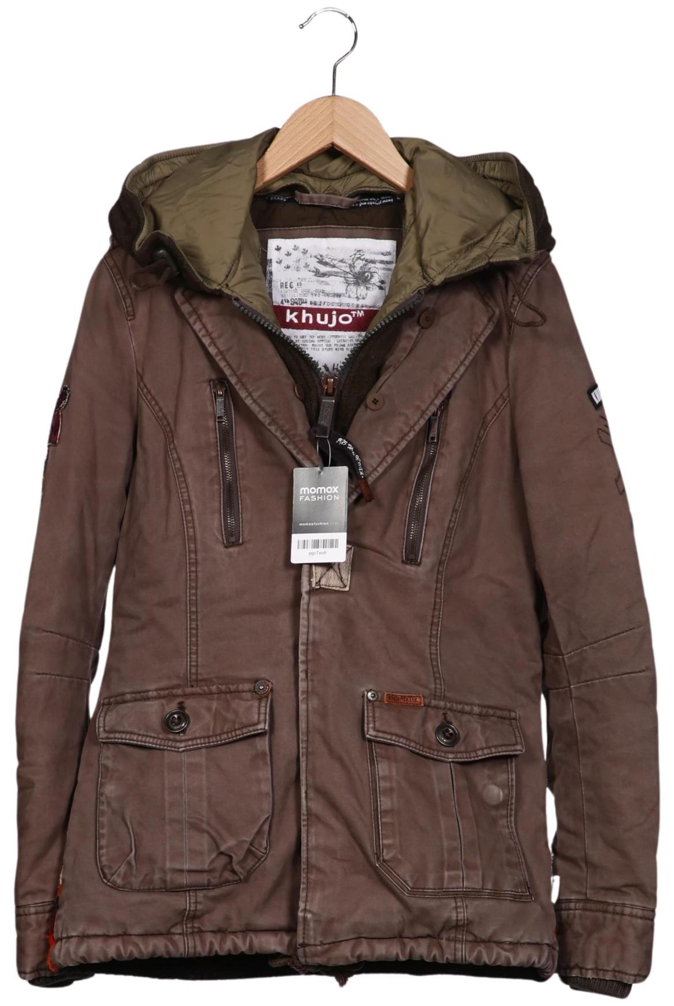 khujo Jacket & Coat in L in Brown: front