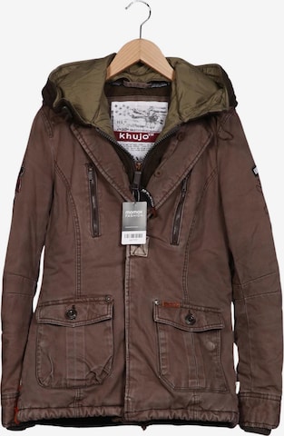 khujo Jacke L in Braun: Vorderseite