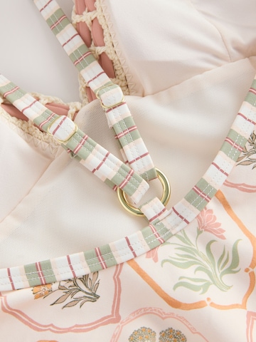 Next Triangle Swimsuit in Beige