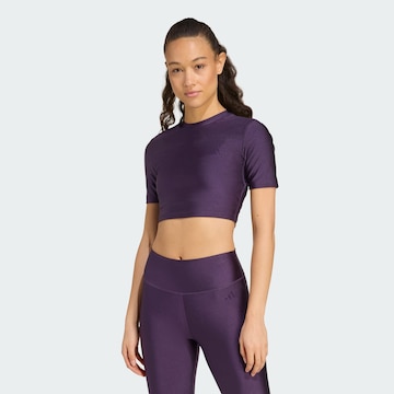ADIDAS PERFORMANCE Funkcionalna majica 'Essentials' | vijolična barva: sprednja stran