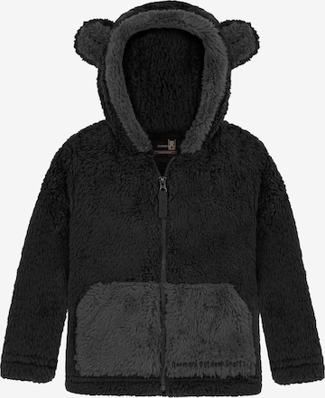 normani Fleece Jacket 'Barvas' in Black: front