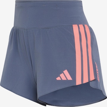 ADIDAS PERFORMANCE Regular Sports trousers 'Adizero' in Grey: front