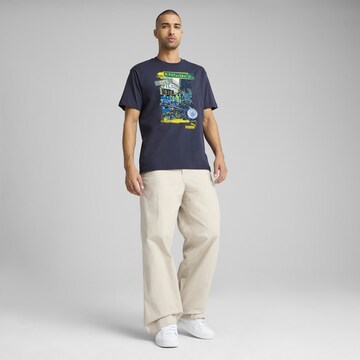 T-Shirt fonctionnel 'Manchester City FtblNRGY+' PUMA en bleu
