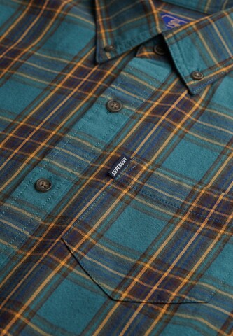 Superdry Regular fit Overhemd in Groen