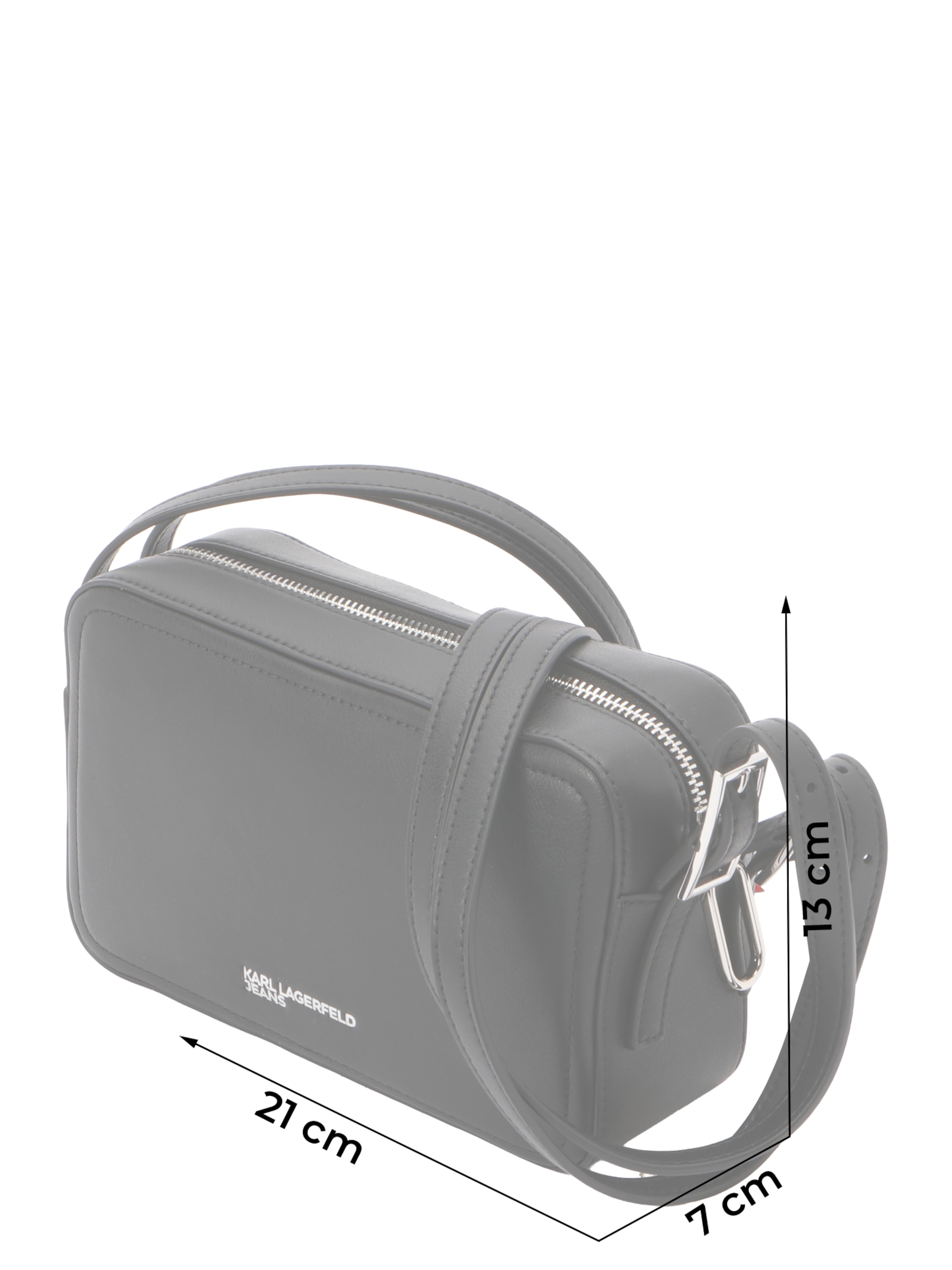 KARL LAGERFELD JEANS - Mala de ombro em preto