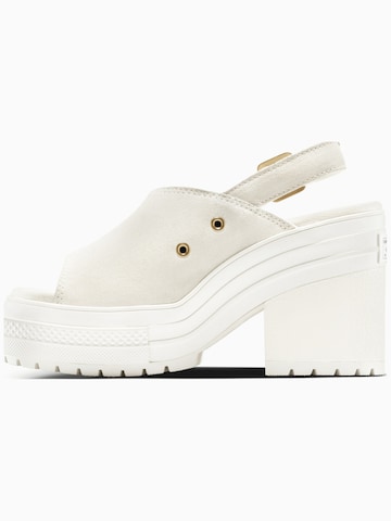 CONVERSE - Sandalias 'Converse Chuck 70 De Luxe Heel Mule' en beige