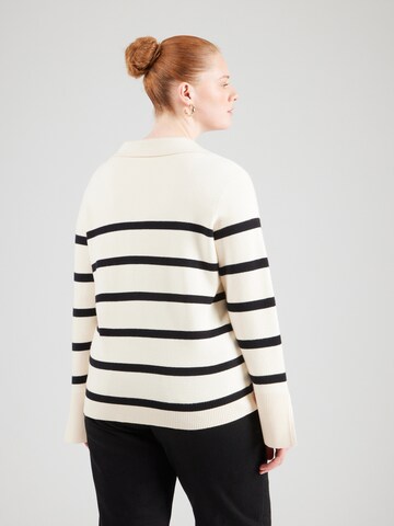 ONLY Carmakoma Trui in Beige