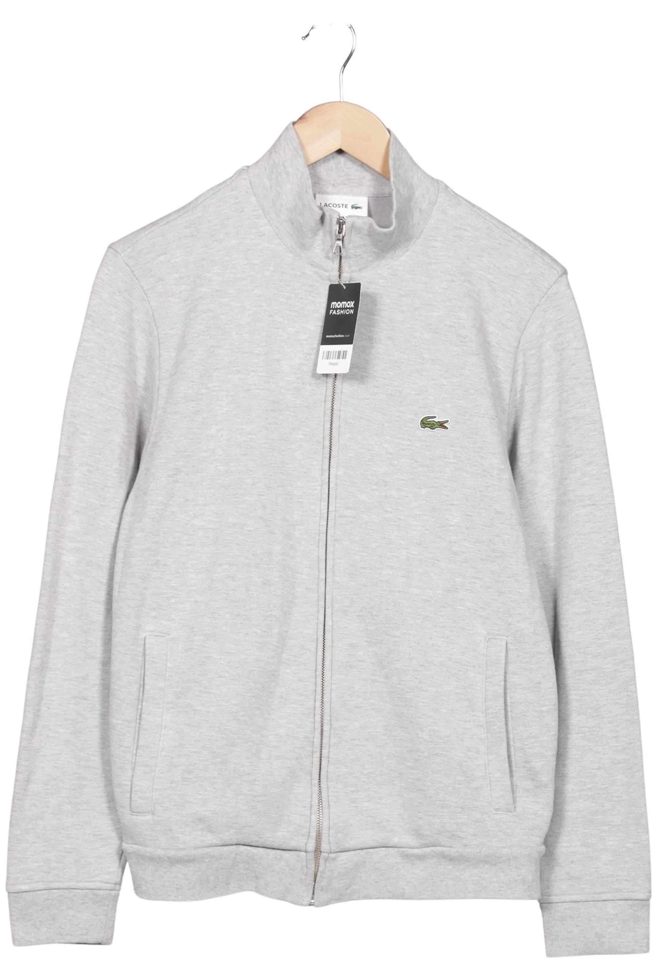 LACOSTE Sweatshirt & Zip-Up Hoodie in M in Grey: front