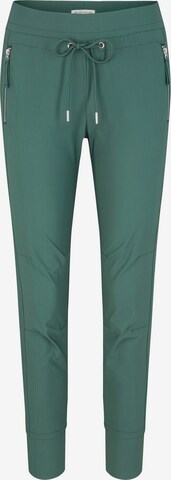 TOM TAILOR Tapered Trousers in Green: front