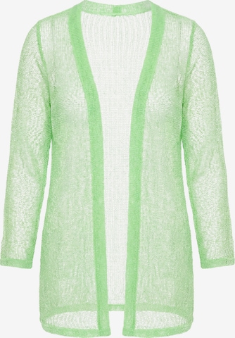 Angel of Style Knit cardigan in Green: front