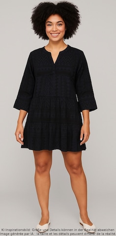 Flowers for Friends Kleid XL in Blau: Vorderseite