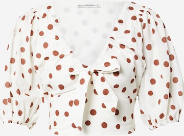 Abercrombie & Fitch - Blusa en blanco: frente