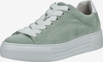 Baskets basses GABOR en vert : devant
