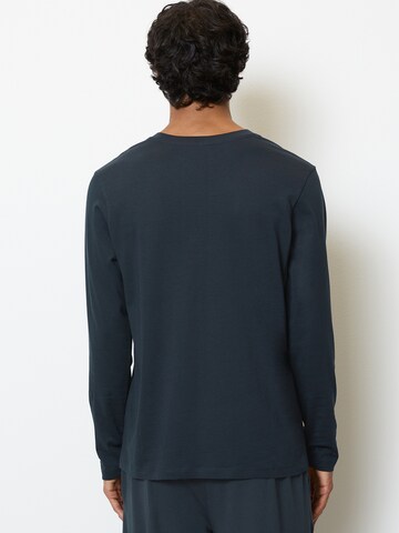 Marc O'Polo Langarmshirt ' Mix & Match Cotton ' in Blau