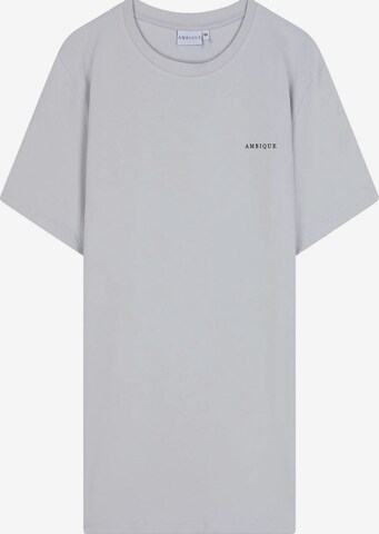 AMBIQUE Shirt 'JUSTIN' in Grijs: voorkant