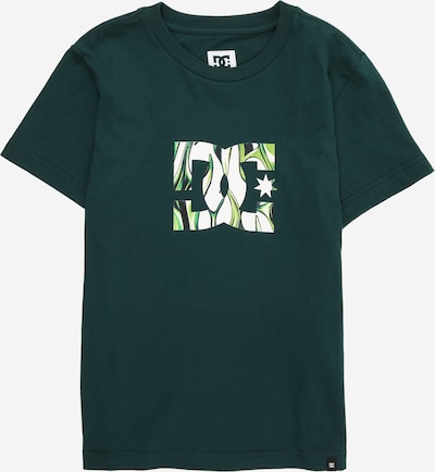 122-128 dydžio Sportiniai marškinėliai iš DC Shoes, spalva – žalia / tamsiai žalia / juoda / balta, Prekių apžvalga
