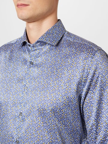 Coupe regular Chemise ETERNA en bleu